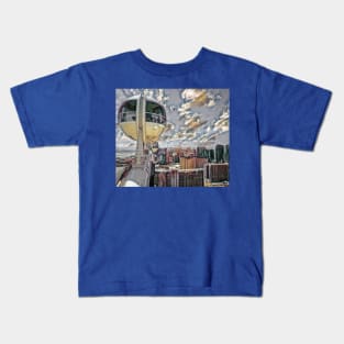 Over The Top On The High Roller in Las Vegas Kids T-Shirt